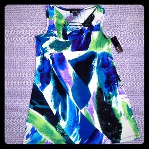 Multicolor Tunic Tank